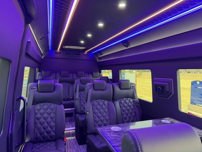 Executive Sprinter seating – Fort Lupton limo service